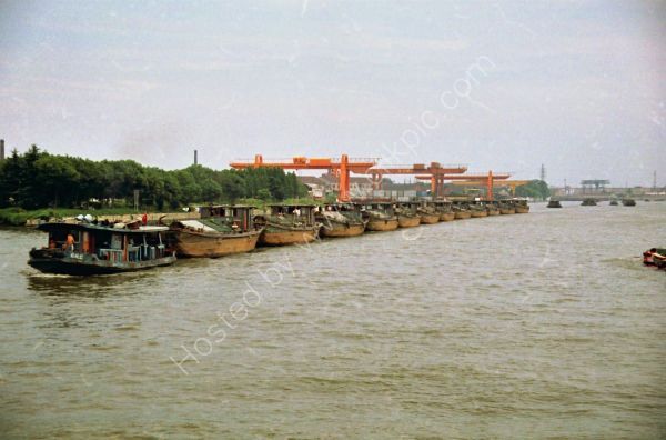 Train of Barges, The Grand Canal, Wuxi to Suzhou